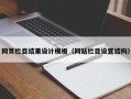 和田网页栏目结果设计模板（网站栏目设置结构）